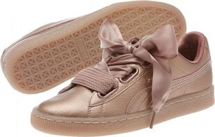 Sportiniai batai moterims Puma Basket Heart Copper 365463-01, rožiniai kaina ir informacija | Sportiniai bateliai, kedai moterims | pigu.lt