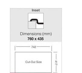 Virtuvinė ECO plautuvė TEKA DEVA 780.435CM matinė kaina ir informacija | Virtuvinės plautuvės | pigu.lt