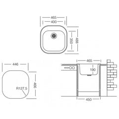 Кухонная ECO мойка TEKA Stylo 465.488GP глянцевая цена и информация | Раковины на кухню | pigu.lt