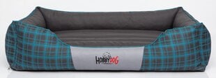 Hobbydog guolis Prestige XXL langeliai, mėlynas kaina ir informacija | Guoliai, pagalvėlės | pigu.lt