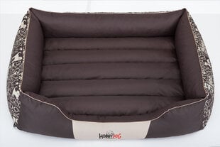 Hobbydog guolis Prestige XL užrašai, rudas kaina ir informacija | Guoliai, pagalvėlės | pigu.lt