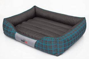Hobbydog guolis Prestige XL langeliai, mėlynas kaina ir informacija | Guoliai, pagalvėlės | pigu.lt