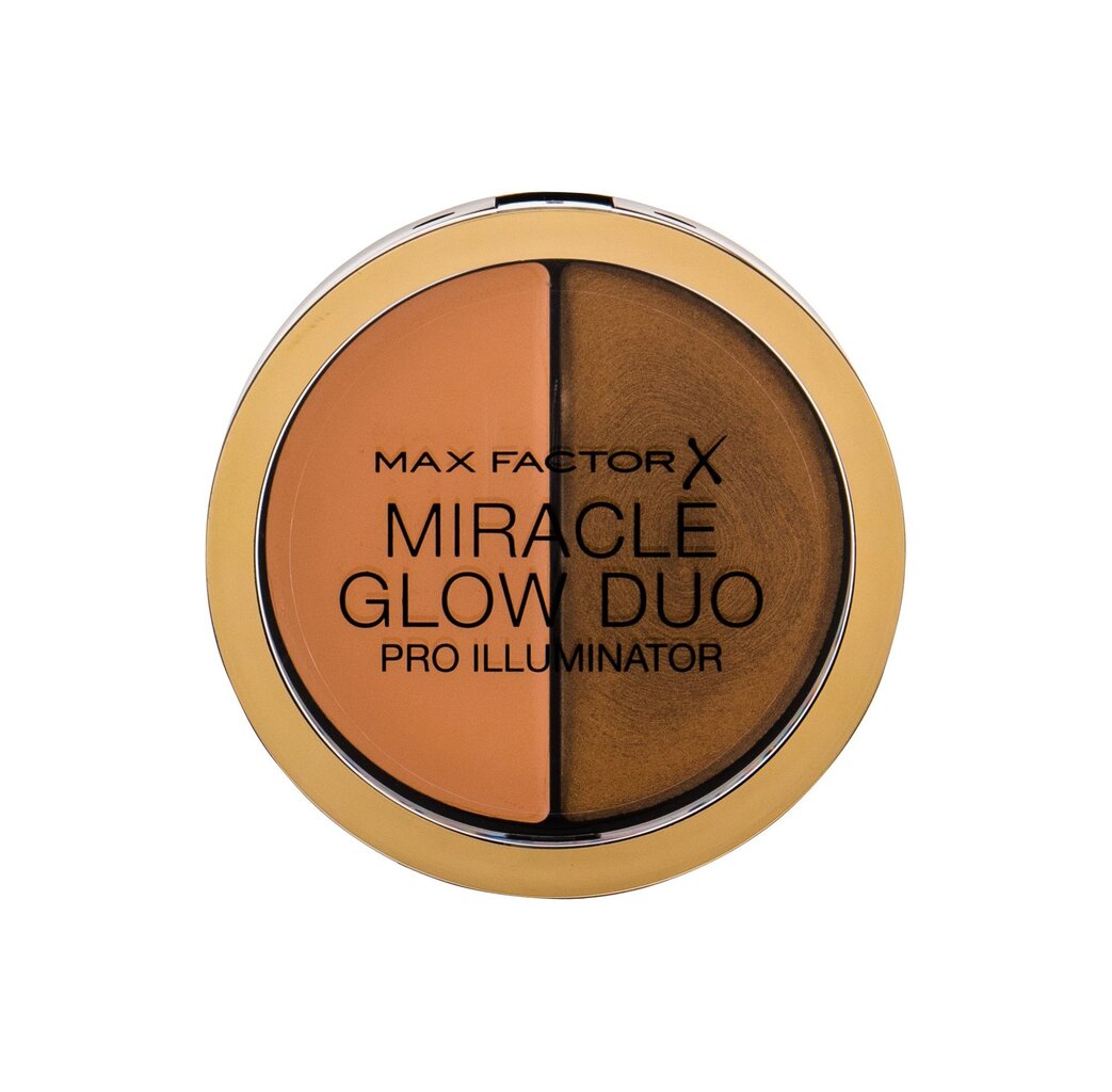 Spindesio suteikianti priemonė Max Factor Miracle Glow Duo Pro 30 Deep 11 g цена и информация | Bronzantai, skaistalai | pigu.lt