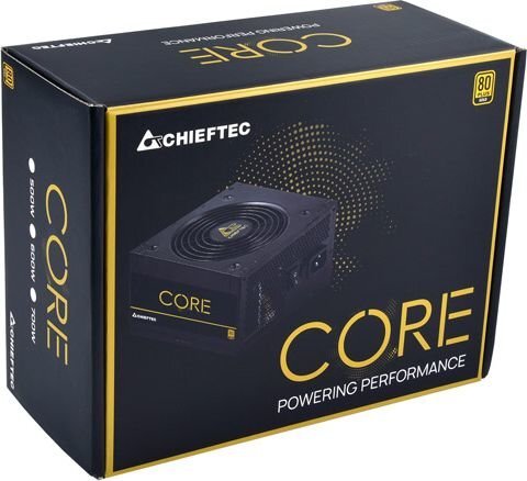 Chieftec Core 500W BBS-500S цена и информация | Maitinimo šaltiniai (PSU) | pigu.lt