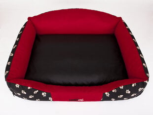 Hobbydog karališkas guolis XL, raudonas kaina ir informacija | Guoliai, pagalvėlės | pigu.lt