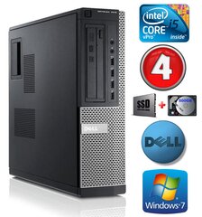 DELL 7010 DT i5-3470 4GB 120SSD+500GB DVD WIN7Pro (Renew) цена и информация | Стационарные компьютеры | pigu.lt