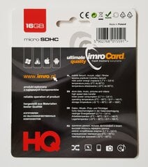 Card IMRO 4, 16 GB цена и информация | Карты памяти для телефонов | pigu.lt