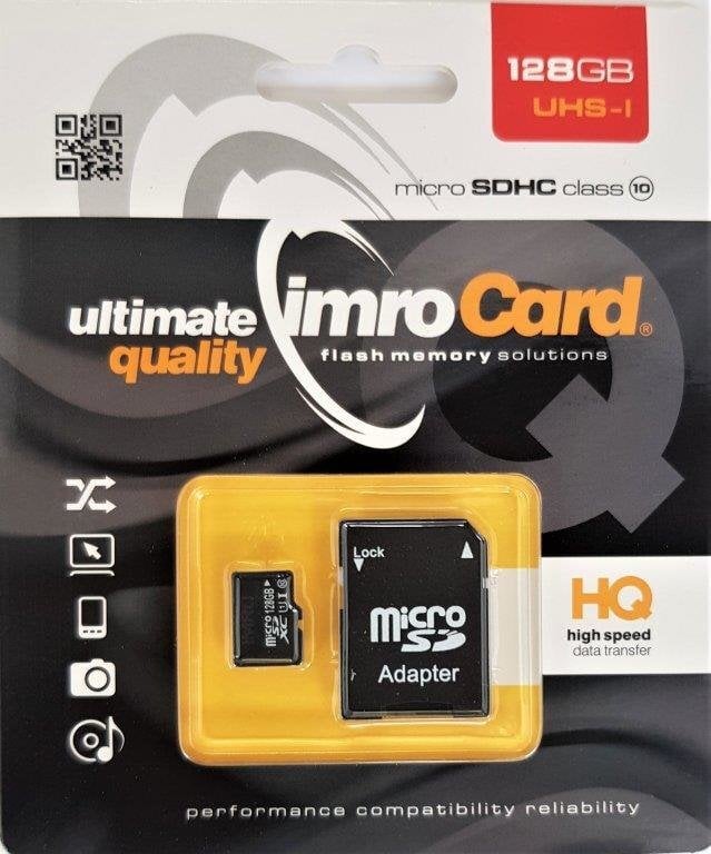 Imro 10, 128GB, UHS-I ADP kaina ir informacija | USB laikmenos | pigu.lt