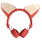 Forever AH-100 Fox LED Animal Ears Orange цена и информация | Ausinės | pigu.lt