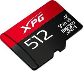 Atminties kortelė ADATA, AUSDX512GUI3XPGA2-R kaina ir informacija | Atminties kortelės telefonams | pigu.lt