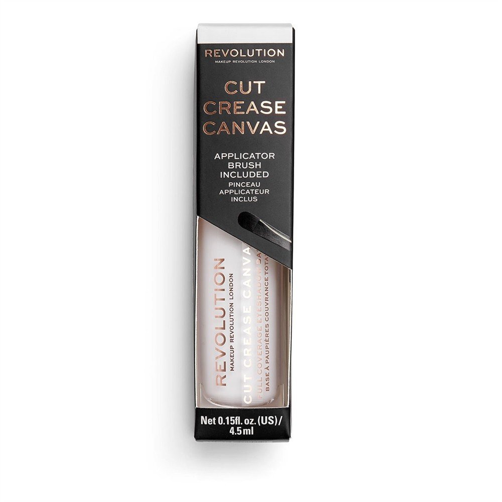 Akių šešėlių bazė Makeup Revolution London Cut Crease Canvas 4,5 ml, Halo White kaina ir informacija | Akių šešėliai, pieštukai, blakstienų tušai, serumai | pigu.lt