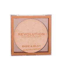 Kompaktinė pudra Makeup Revolution London Bake & Blot 5,5 g, Lace kaina ir informacija | Makiažo pagrindai, pudros | pigu.lt