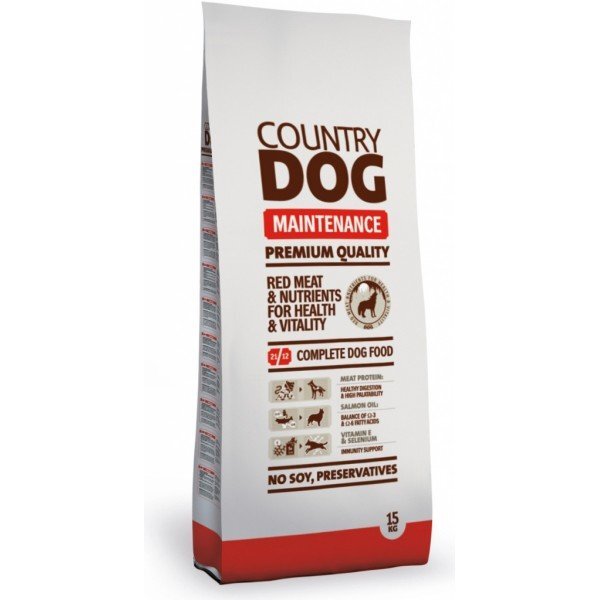 Country dog maintenance, 15 kg +2 kg kaina ir informacija | Sausas maistas šunims | pigu.lt