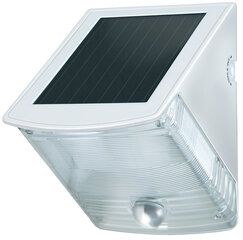 Brennenstuhl sieninis šviestuvas Solar 2 * 0,5W LED 85Lm, baltas kaina ir informacija | Lauko šviestuvai | pigu.lt