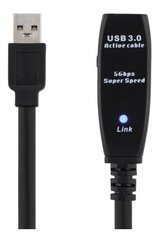 Deltaco USB3-1004, USB-A, USB 2,0, 7m цена и информация | Кабели и провода | pigu.lt