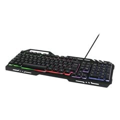 Клавиатура для игроков Deltaco, Nordic, USB, RGB, металлический каркас цена и информация | Клавиатуры | pigu.lt