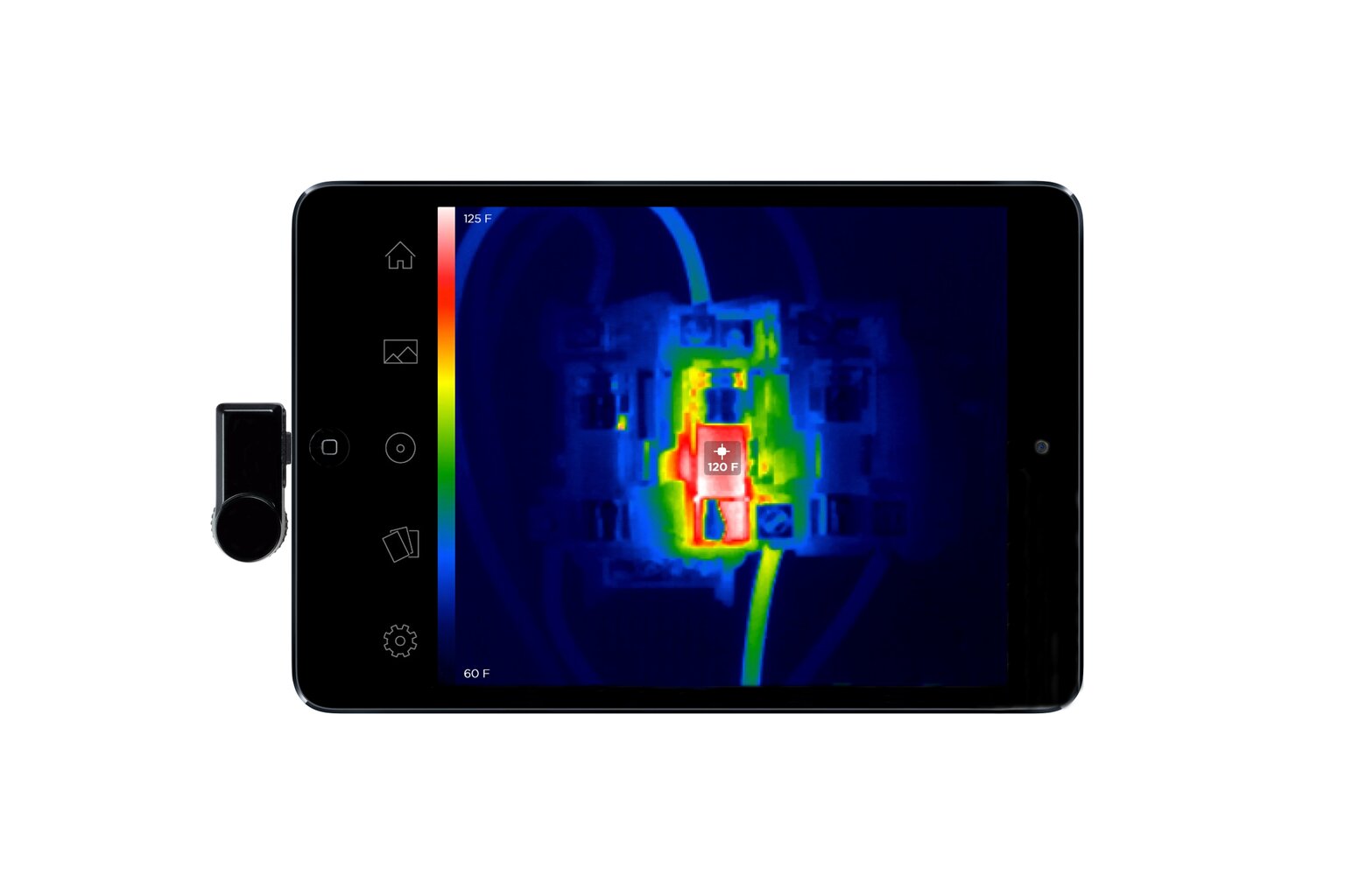 Seek Thermal Compact for iOS, Lightning connector, black kaina ir informacija | Termovizoriai | pigu.lt