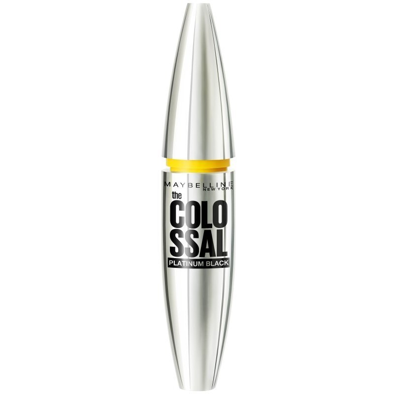 Blakstienų tušas Maybelline New York Colossal Limited Edition 10 ml, Platinum Black цена и информация | Akių šešėliai, pieštukai, blakstienų tušai, serumai | pigu.lt