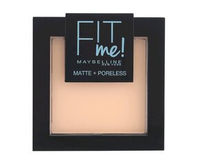 Kompaktinis makiažo pagrindas Maybelline New York Fit Me Matt & Poreless 9 g, 104 Soft Ivory kaina ir informacija | Makiažo pagrindai, pudros | pigu.lt