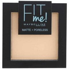 Maybelline Fit Me Matte Poreless Pressed Powder пудра 9 g, 105 Natural Ivory цена и информация | Пудры, базы под макияж | pigu.lt