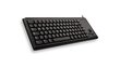 Cherry Compact Keyboard, trackball m 2 keys, the PAN Nordic, USB, black kaina ir informacija | Klaviatūros | pigu.lt