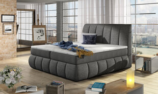 Кровать Vincenzo, 140х200 см, серая цена и информация | Кровати | pigu.lt