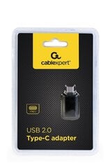 Gembird CC USB 2.0A (F) - USB Type C (M) цена и информация | Адаптеры, USB-разветвители | pigu.lt