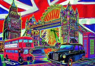 Dėlionė Trefl Londono spalvos, 1000 d. kaina ir informacija | Dėlionės (puzzle) | pigu.lt