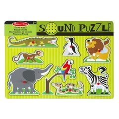 Dėlionė Melissa & Doug Gyvūnai Zoo, 8 d. kaina ir informacija | Lavinamieji žaislai | pigu.lt