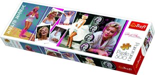 Panoraminė dėlionė Trefl Marilyn Monroe, 500 d. kaina ir informacija | Dėlionės (puzzle) | pigu.lt