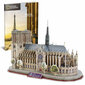 3D dėlionė CubicFun National Geographic Noterdamo katedra, 128 d. kaina ir informacija | Dėlionės (puzzle) | pigu.lt
