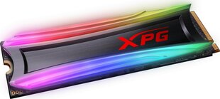 ADATA 512GB M.2 PCIe NVMe XPG SPECTRIX S40G RGB kaina ir informacija | Vidiniai kietieji diskai (HDD, SSD, Hybrid) | pigu.lt