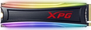 ADATA 512GB M.2 PCIe NVMe XPG SPECTRIX S40G RGB цена и информация | Внутренние жёсткие диски (HDD, SSD, Hybrid) | pigu.lt