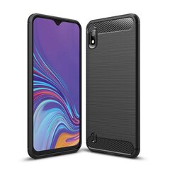 Чехол Hurtel Carbon для Oppo A73, чёрный цена и информация | Чехлы для телефонов | pigu.lt