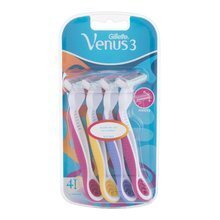 Одноразовые бритвы для женщин Gillette Simply Venus 3 Plus 4 штуки цена и информация | Косметика и средства для бритья | pigu.lt