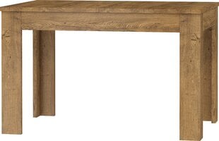 Раздвижной обеденный стол Meblocross Maximus, темно-дубового цвета цена и информация | Кухонные и обеденные столы | pigu.lt