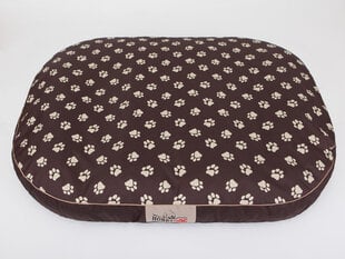 Hobbydog лежак Лапки XL, коричневый цена и информация | Лежаки, домики | pigu.lt