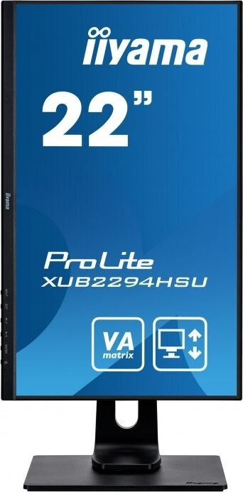 Iiyama XUB2294HSU-B1 kaina ir informacija | Monitoriai | pigu.lt