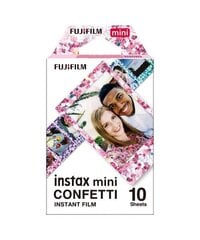 Fujifilm Instax mini Confetti fotolapeliai, 10vnt. kaina ir informacija | Priedai fotoaparatams | pigu.lt