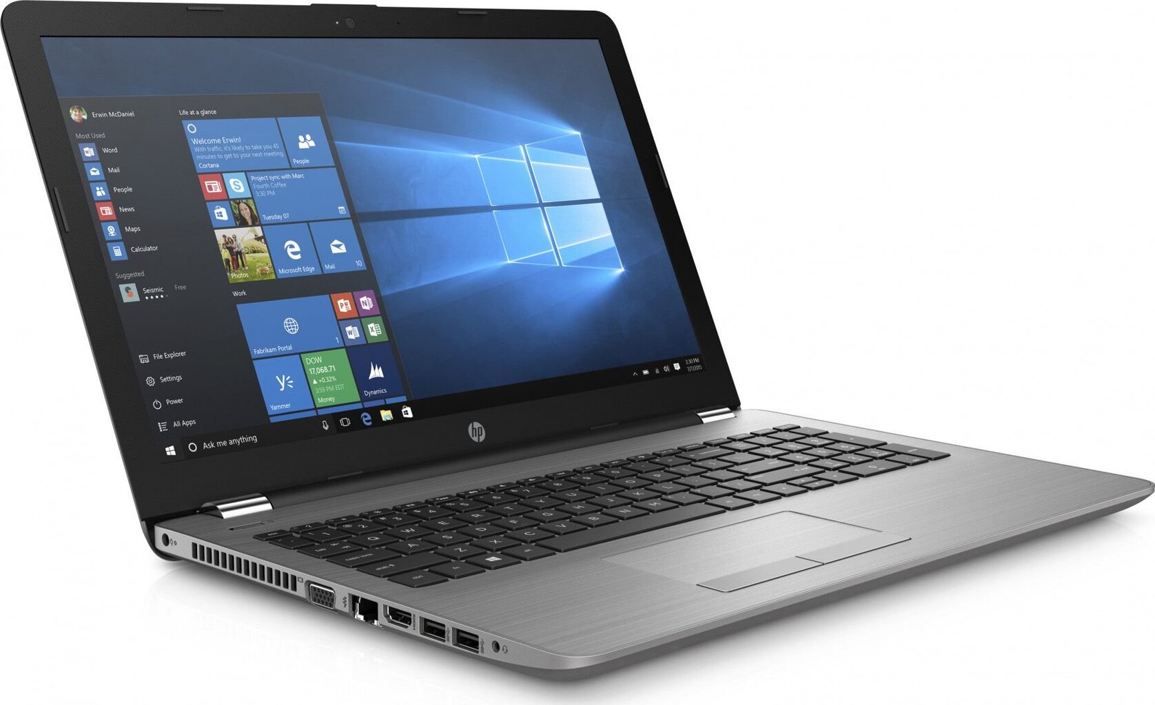 HP Laptop Hp 250 G6 15,6"HD | i3-7020U | 4GB | HDD 1TB | IntelHD | Windows 10 (3VK53EA) kaina ir informacija | Nešiojami kompiuteriai | pigu.lt