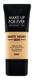 Matinis makiažo pagrindas Make Up For Ever Matte Velvet Skin Liquid Full Coverage Foundation 24H, 30 ml, Y - 345 Natural Beige