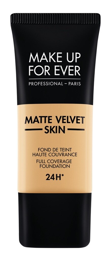 Matinis makiažo pagrindas Make Up For Ever Matte Velvet Skin Liquid Full Coverage Foundation 24H, 30 ml, Y - 345 Natural Beige kaina ir informacija | Makiažo pagrindai, pudros | pigu.lt