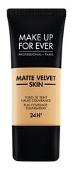 Matinis makiažo pagrindas Make Up For Ever Matte Velvet Skin Liquid Full Coverage Foundation 24H, 30 ml, Y - 365 Desert kaina ir informacija | Makiažo pagrindai, pudros | pigu.lt