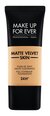 Matinis makiažo pagrindas Make Up For Ever Matte Velvet Skin Liquid Full Coverage Foundation 24H, 30 ml, Y - 375 Golden Sand