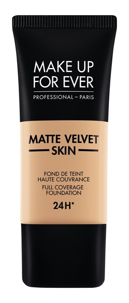 Matinis makiažo pagrindas Make Up For Ever Matte Velvet Skin Liquid Full Coverage Foundation 24H, 30 ml, Y - 325 Flesh цена и информация | Makiažo pagrindai, pudros | pigu.lt