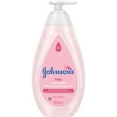 Dušo želė Johnson's Baby Soft Wash 500 ml kaina ir informacija | Kosmetika vaikams ir mamoms | pigu.lt