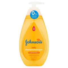 Plaukų šampūnas Johnson's Baby Gold, 500 ml kaina ir informacija | Kosmetika vaikams ir mamoms | pigu.lt