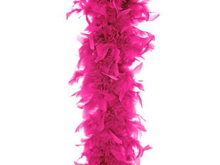 Боа из перьев, розовое, 180 см (1 коробка/ 50 шт) цена и информация | Карнавальные костюмы | pigu.lt