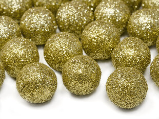 Dekoracijos Ball gold 2cm (1 pak/ 25 vnt) kaina ir informacija | Dekoracijos šventėms | pigu.lt