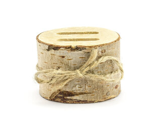 Деревянный держатель для свадебных колец, 6x4 см, 1 коробка/9 шт цена и информация | Праздничные декорации | pigu.lt